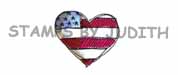 C-105-HK Flag Heart